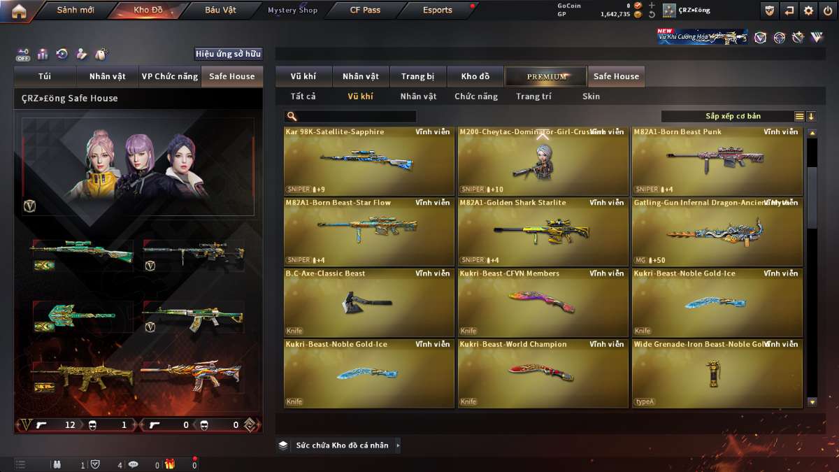 shop acc cf uy tin gia re